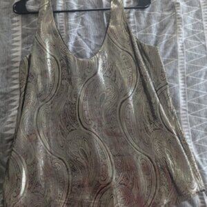 J.Crew  GoldTank Top Size 8